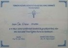 Uzm. Dr. Elifnur Kıvrak Nöroloji (Beyin ve Sinir Hastalıkları) sertifikası