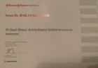 Op. Dr. Hakan Kıvılcım Ortopedi ve Travmatoloji sertifikası