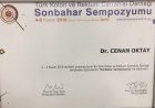 Op. Dr. Cenan Oktay Genel Cerrahi sertifikası