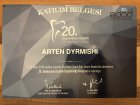 Uzm. Dr. Arten Dyrmishi Diş Hekimi sertifikası