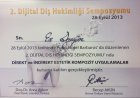 Uzm. Dr. Ece Şengün Gürkaynak Diş Hekimi sertifikası