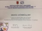 Uzm. Dyt. Deniz Zünbülcan Diyetisyen sertifikası