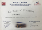 Uzm. Dt. Gamze Hayırcı Diş Hekimi sertifikası