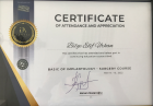 Dt. Bilge Elif Urhan Diş Hekimi sertifikası