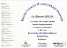 Op. Dr. Hüsrev Purisa El Cerrahisi ve Mikrocerrahi sertifikası