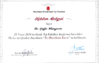 Dr. Çagla Khurshud Hüseynova Göğüs Hastalıkları sertifikası