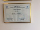 Op. Dr. Şahap İnmez Kadın Hastalıkları ve Doğum sertifikası