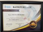 Uzm. Dyt. Melike Dilekoğlu Diyetisyen sertifikası