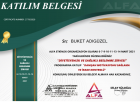 Dyt. Buket Adıgüzel Diyetisyen sertifikası