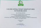 Uzm. Dr. Fatma Akkan Nöroloji (Beyin ve Sinir Hastalıkları) sertifikası