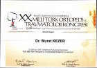 Op. Dr. Murat Kezer Ortopedi ve Travmatoloji sertifikası