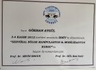 Dr. Fzt.  Gökhan Aygül Fizyoterapi sertifikası