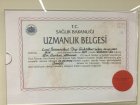 Prof. Dr. Serkan Altınova Üroloji sertifikası