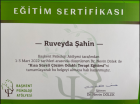 Psk. Ruveyda Şahin Psikoloji sertifikası