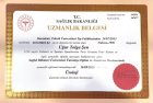 Op. Dr. Uğur Tolga Şen Üroloji sertifikası