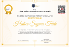 Psk. Şeyma Türk Psikoloji sertifikası