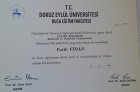Uzm. Psk. Dan. Fatih Fidan Psikoloji sertifikası