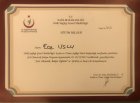 Op. Dr. Ece Uslu Kadın Hastalıkları ve Doğum sertifikası
