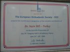 Prof. Dr. M. Özgür Sayın Diş Hekimi sertifikası