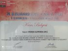 Dt. Erdem Alperen OFLİ Diş Hekimi sertifikası