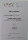 Dr. Mehmet Eşref Özgü Geleneksel ve Tamamlayıcı Tıp sertifikası