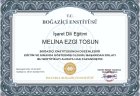 Dyt. Melina Ezgi Tosun Diyetisyen sertifikası