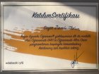 Uzm. Kl. Psk. Damla Gürkan Psikoloji sertifikası