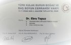 Op. Dr. Ebru Topuz Kulak Burun Boğaz hastalıkları - KBB sertifikası