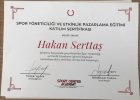 Dyt. Hakan Serttaş Diyetisyen sertifikası