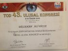 Op. Dr. Diclehan Ali Dicle Göz Hastalıkları sertifikası