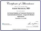 Prof. Dr. İlker Sücüllü Genel Cerrahi sertifikası