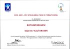 Op. Dr. Yusuf Aruser Ortopedi ve Travmatoloji sertifikası