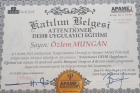 Psk. Özlem Mungan Psikoloji sertifikası