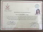 Uzm. Dr. Mernuş Kadifeci Tümer Geleneksel ve Tamamlayıcı Tıp sertifikası