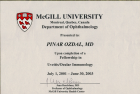 Prof. Dr. Müge Pınar Çakar Özdal Göz Hastalıkları sertifikası