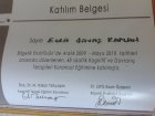 Dr. Psk. Esra Savaş Psikoloji sertifikası
