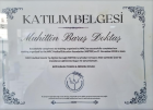 Dt. Muhittin Barış Doktaş Diş Hekimi sertifikası