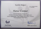 Uzm. Psk. Hatice Üstüner Psikoloji sertifikası