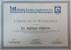 Op. Dr. Aslıhan Çevik Beyin ve Sinir Cerrahisi sertifikası