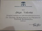Klinik Psikolog  Aişe Seda Turhan Psikoloji sertifikası