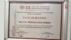 Op. Dr. Mehmet Emre Hanay Ortopedi ve Travmatoloji sertifikası