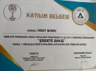 Klinik Psikolog  Nıbat Şener Klinik Psikolog sertifikası