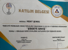 Klinik Psikolog  Nıbat Şener Klinik Psikolog sertifikası