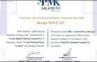 Psk. Dan. Duygu Soycan Psikolojik Danışman sertifikası