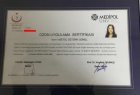 Dr. Betül Öztürk Günel Geleneksel ve Tamamlayıcı Tıp sertifikası