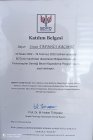 Uzm. Kl. Psk. Şiran Tapancı Kaçmaz Psikoloji sertifikası