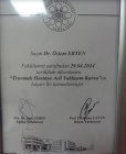 Uzm. Dr. Özlem Topal Erten Çocuk Sağlığı ve Hastalıkları sertifikası