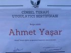Psk. Ahmet Yaşar Psikoloji sertifikası