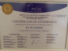 Uzm. Dr. Ali Şahan Dermatoloji sertifikası