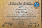 Fzt. Aylin Orhan Fizyoterapi sertifikası